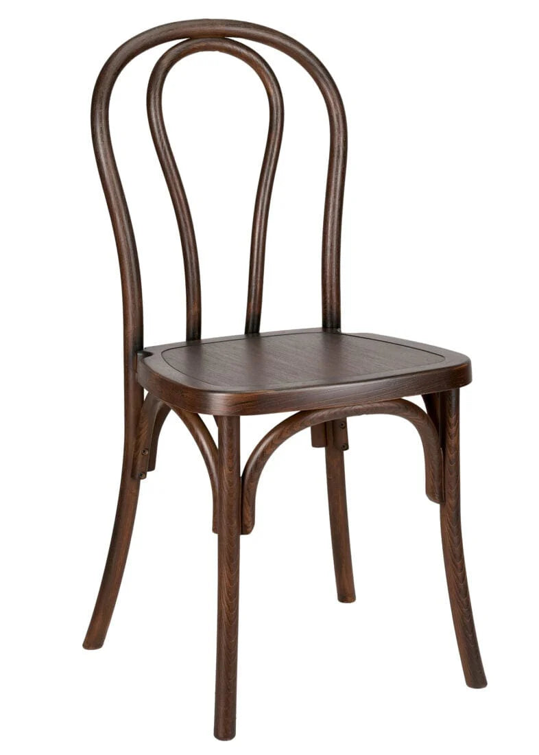Bentwood Resin Chair – Dark Walnut