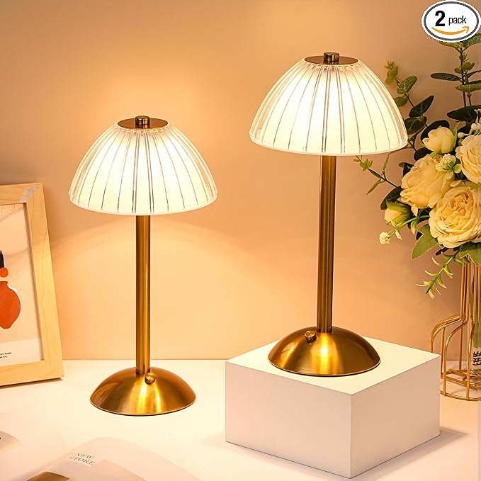 Cordless Gold Table Lamp