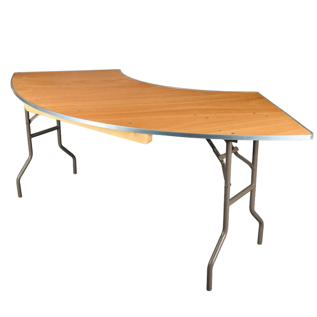 6 Foot Serpentine Folding Table