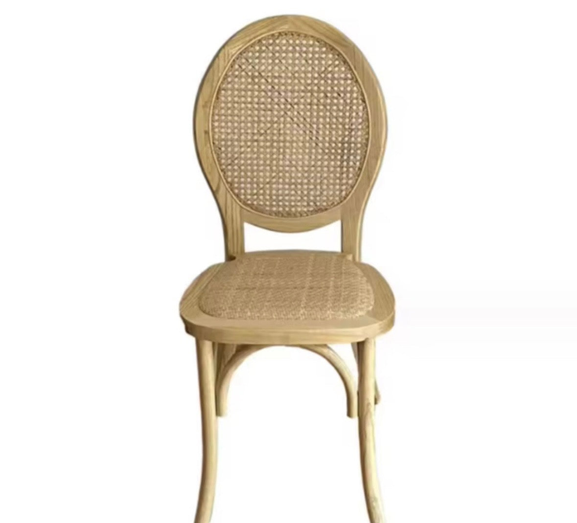 Rattan Louis Chair – Light Wood