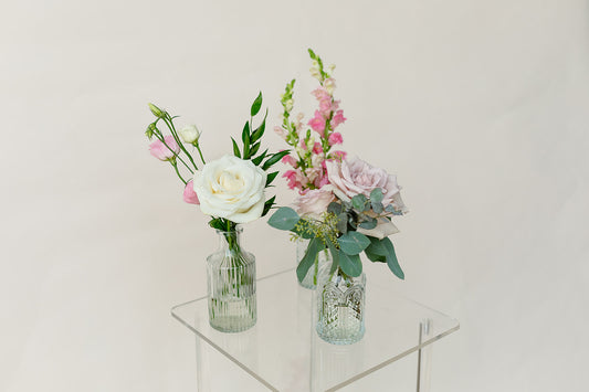 Rosé Reverie Floral Bud Vase