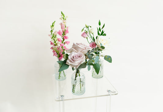 Rosé Reverie Floral Bud Vase