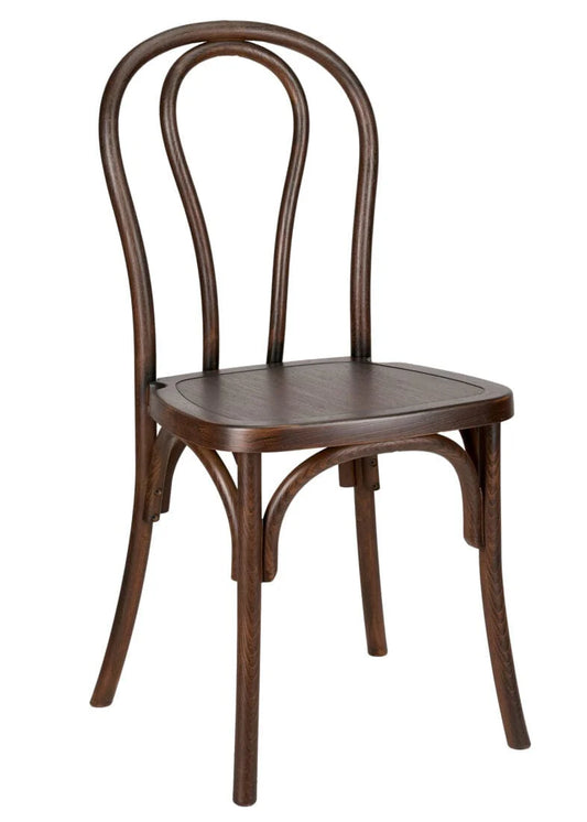 Bentwood Resin Chair – Dark Walnut